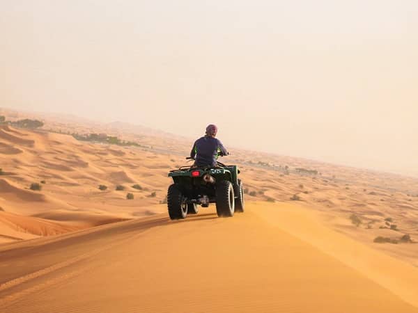 quad bike view